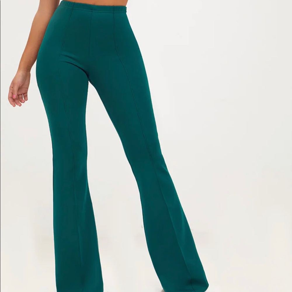 Pretty Little Things Emerald Green Trousers
